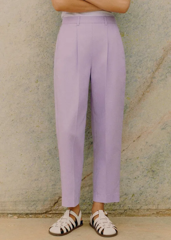 Textured Tapered Trouser