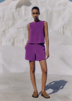 Towelling Crop Top