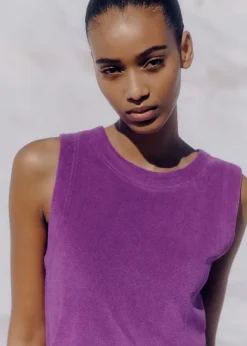 Towelling Crop Top
