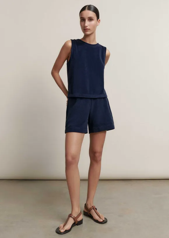 Towelling Crop Top