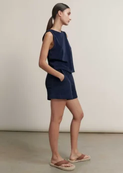 Towelling Crop Top + Short Co-Ord