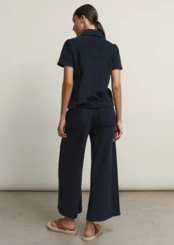Towelling Polo Top + Trouser Co-Ord