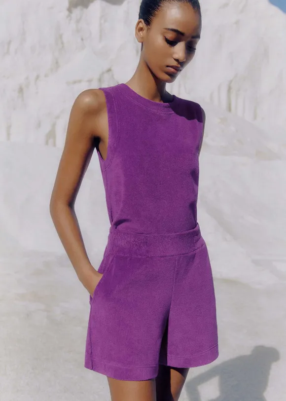 Towelling Short