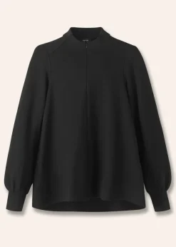 Travel Tailoring Balloon Sleeve Swing Top