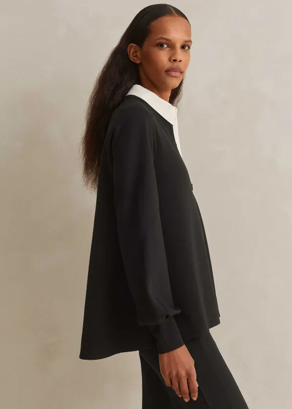 Travel Tailoring Balloon Sleeve Swing Top