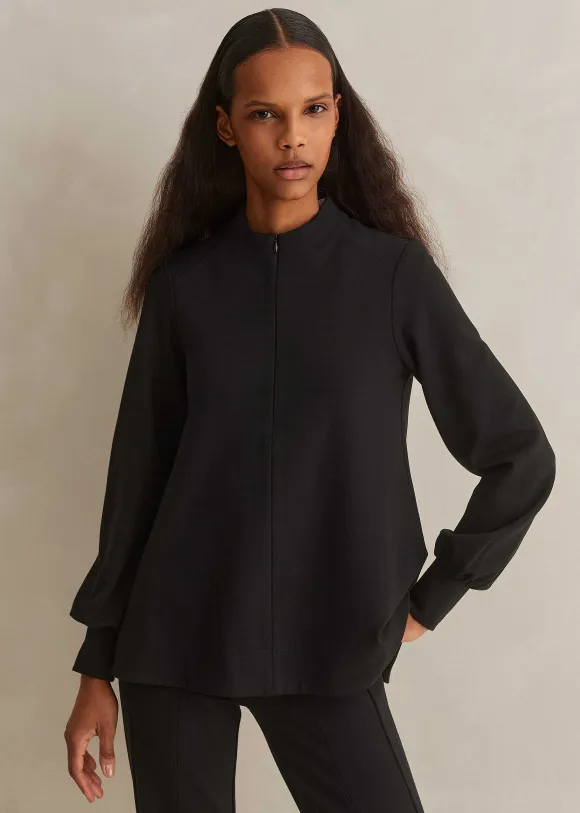 Travel Tailoring Balloon Sleeve Swing Top