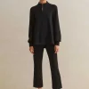 Travel Tailoring Crop Kick-Flare Trouser Co-Ord