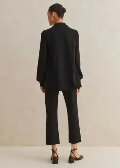 Travel Tailoring Crop Kick-Flare Trouser Co-Ord