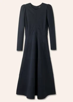 Travel Tailoring Fit And Flare Maxi Dress