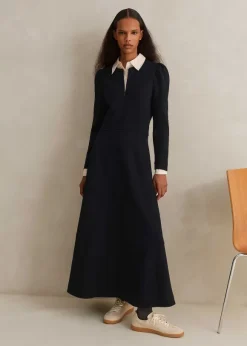 Travel Tailoring Fit And Flare Maxi Dress