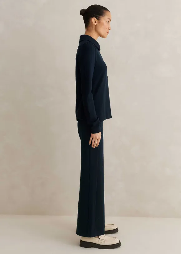 Travel Tailoring Kick Flare Trouser + Swing Top Co-Ord