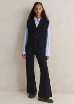 Travel Tailoring Kick Flare Short Trouser