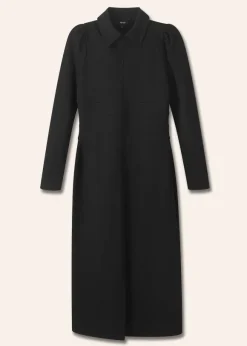 Travel Tailoring Midi Shirt Dress