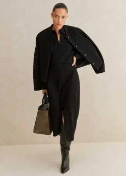 Travel Tailoring Midi Shirt Dress
