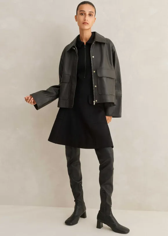 Travel Tailoring Military Mini Dress