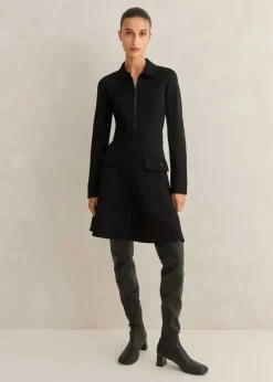 Travel Tailoring Military Mini Dress