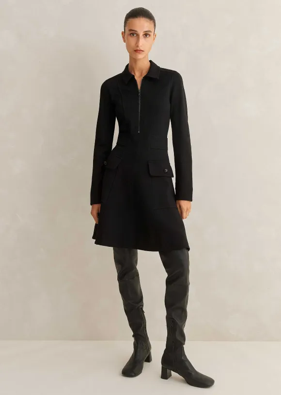 Travel Tailoring Military Mini Dress