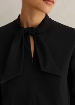 Travel Tailoring Necktie Maxi Dress