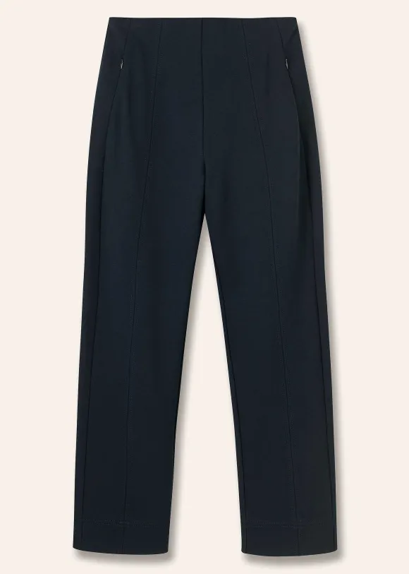 Travel Tailoring Pull On Slim Crop Trouser