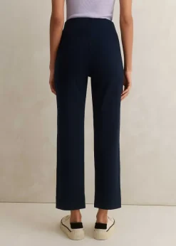 Travel Tailoring Pull On Slim Crop Trouser
