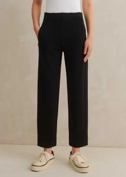 Travel Tailoring Pull On Slim Crop Trouser