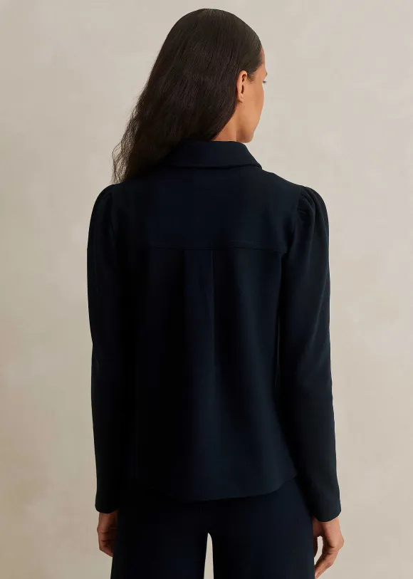 Travel Tailoring Shirt Collar Swing Top