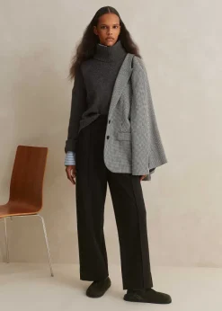Travel Tailoring Turn-Up Straight Leg Trouser
