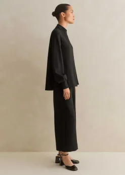 Travel Tailoring Wide-Leg Crop Trouser Co-Ord
