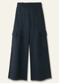 Travel Tailoring Wide-Leg Cargo Trouser