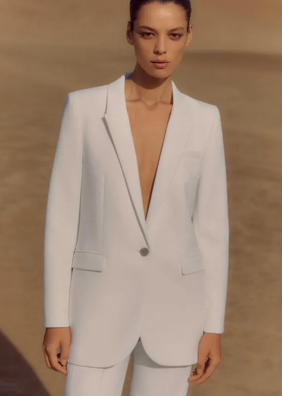 Tux Slim Crop Trouser Suit