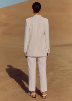 Tux Slim Crop Trouser Suit