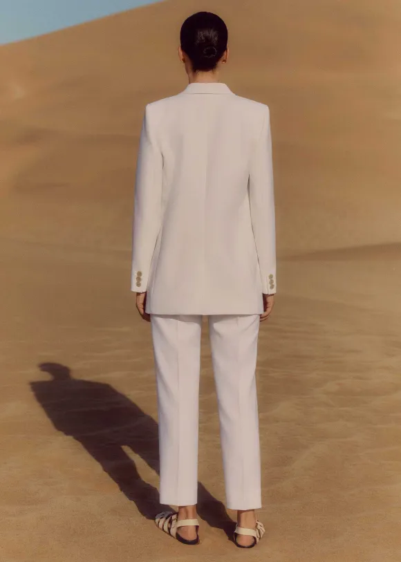 Tux Slim Crop Trouser Suit