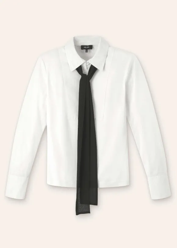 Tuxedo Layering Shirt + Tie