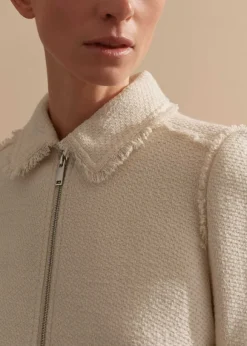 Tweed Bomber Jacket