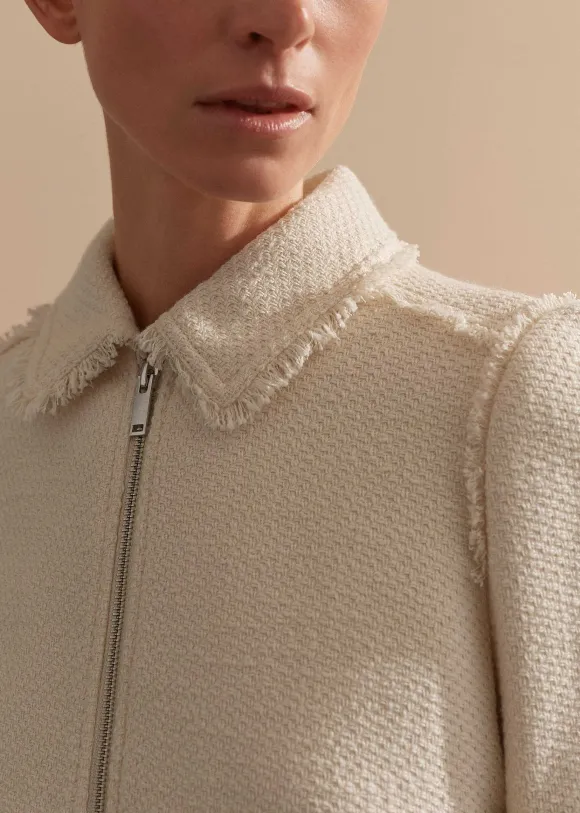 Tweed Bomber Jacket