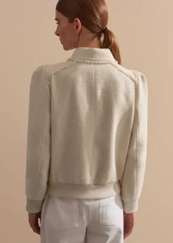 Tweed Bomber Jacket