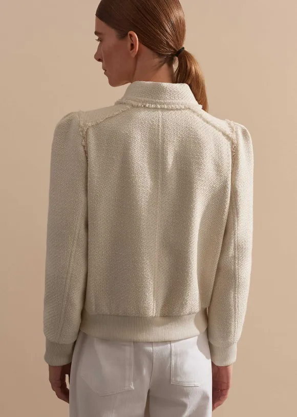 Tweed Bomber Jacket