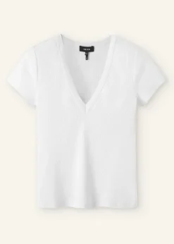 Ultimate Fitted Rib V-Neck Tee