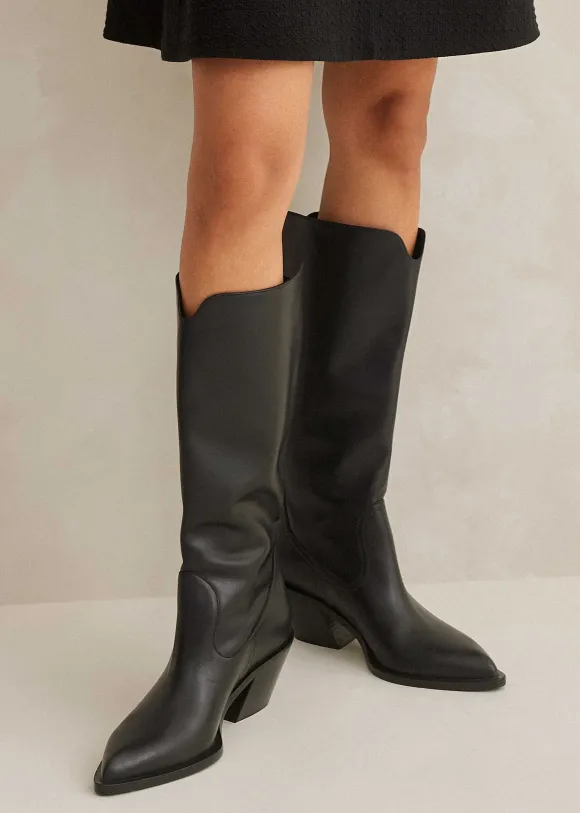 Western Knee High Boot