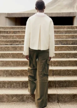 Wide-Leg Cargo Trouser