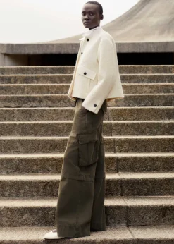 Wide-Leg Cargo Trouser