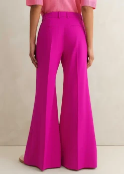 Wide-Leg Flare Trouser